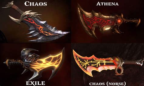 blades of chaos kratos.